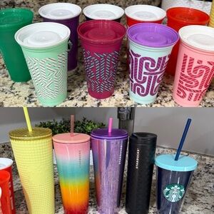 Bundle of 14 Starbucks cups